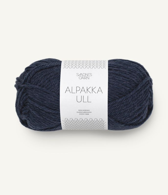 Alpakka Ull 6081 Midnight Blue